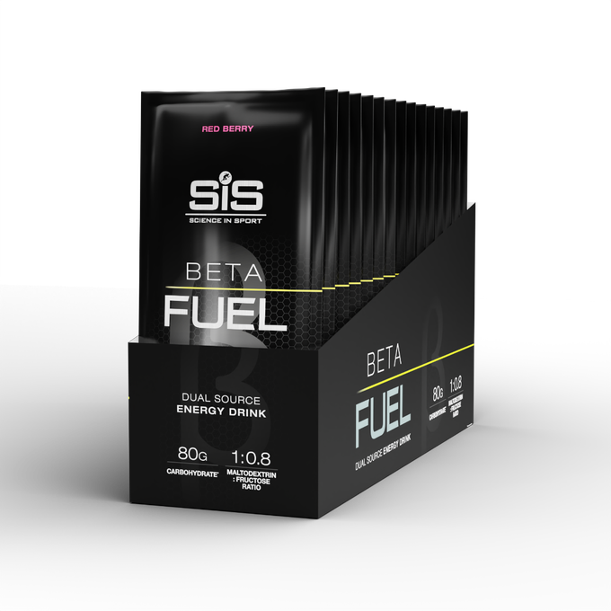 SIS BETA Fuel Energy Drink Powder | Box of 15 Sachets x 82g - Various Flavours