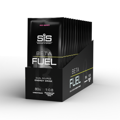 SIS BETA Fuel Energy Drink Powder | Box of 15 Sachets x 82g - Various Flavours
