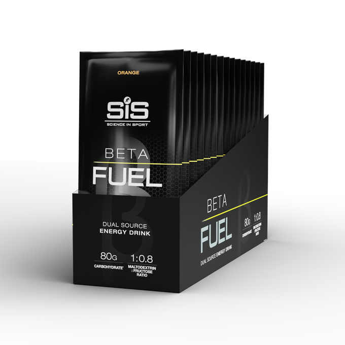 SIS BETA Fuel Energy Drink Powder | Box of 15 Sachets x 82g - Various Flavours