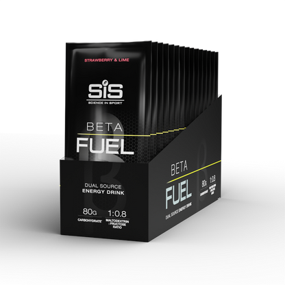 SIS BETA Fuel Energy Drink Powder | Box of 15 Sachets x 82g - Various Flavours