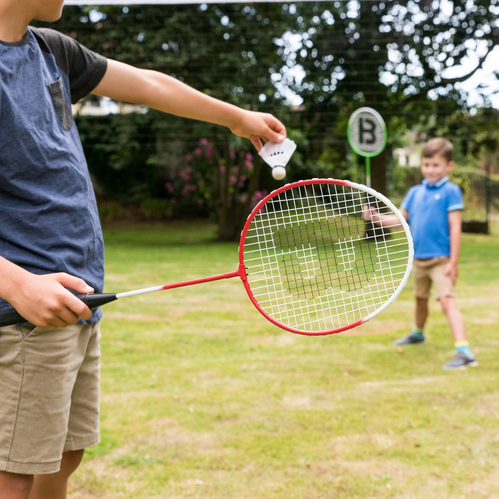 Baseline 4 Player Pro Badminton Racket Set Alternate 3