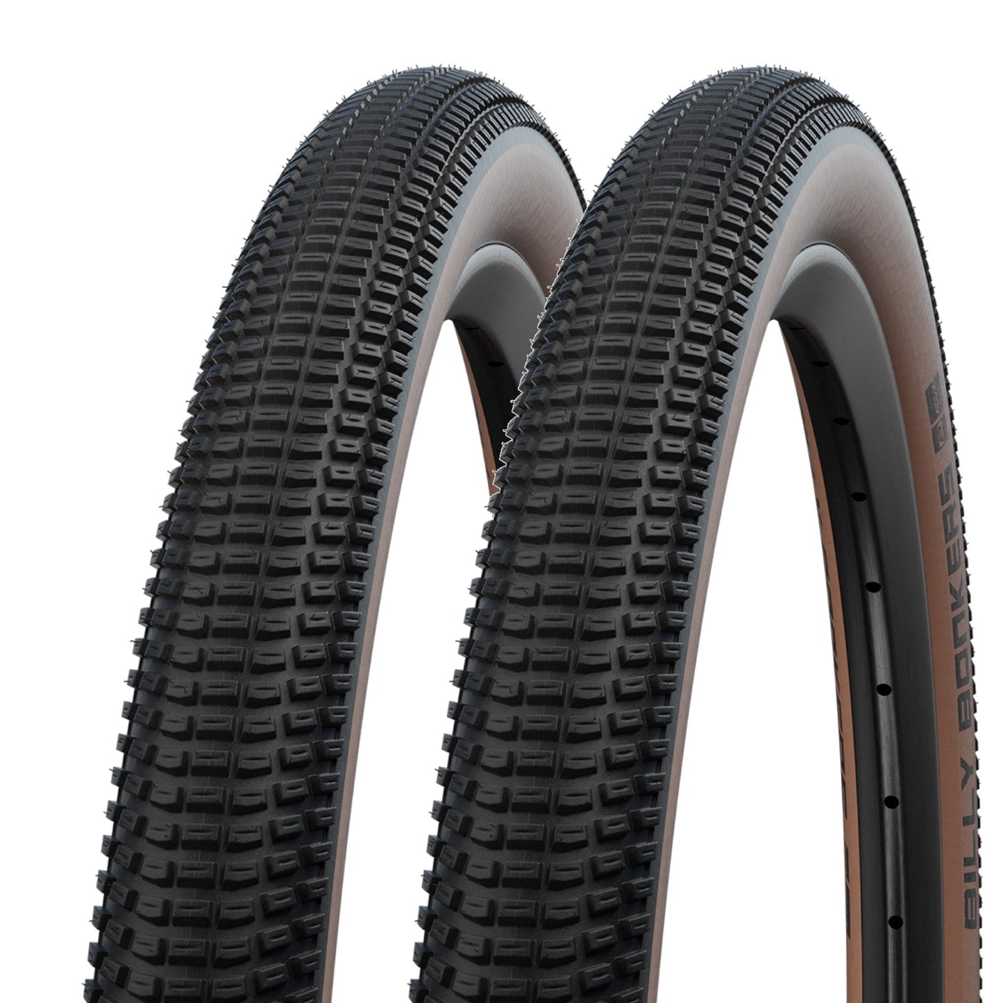 Schwalbe Billy Bonkers Black Bronze Tan 26 x 2.10 Pair 26 Inch Bike Tyre