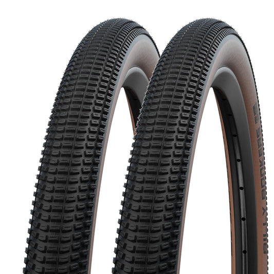 Schwalbe Billy Bonkers Black Bronze Tan 26 x 2.10 Pair 26 Inch Bike Tyre
