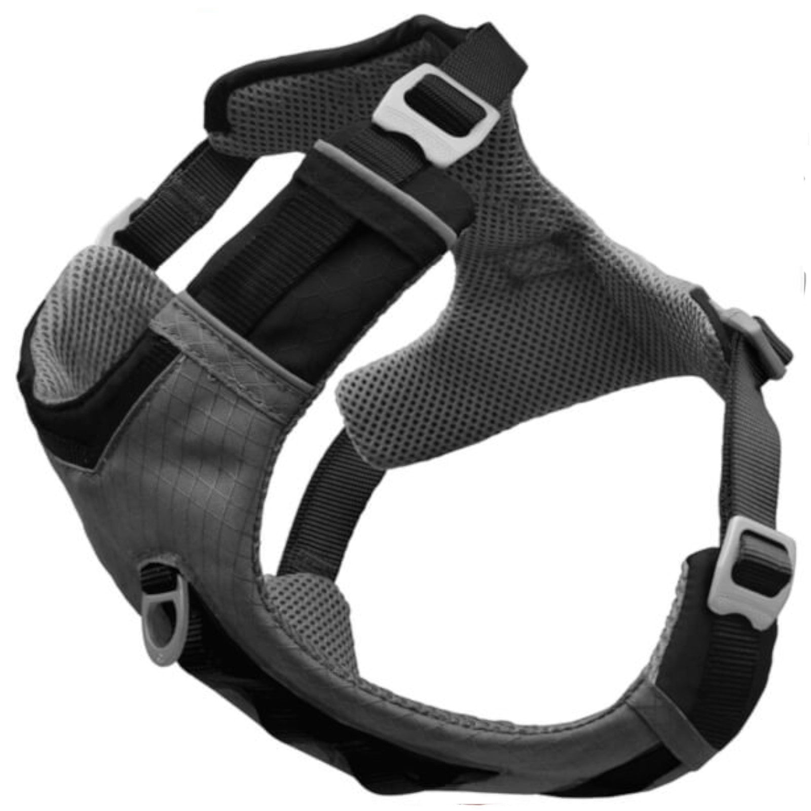 Kurgo Active Harness Dog Harness Black/Gargoyle Grey - X-Small