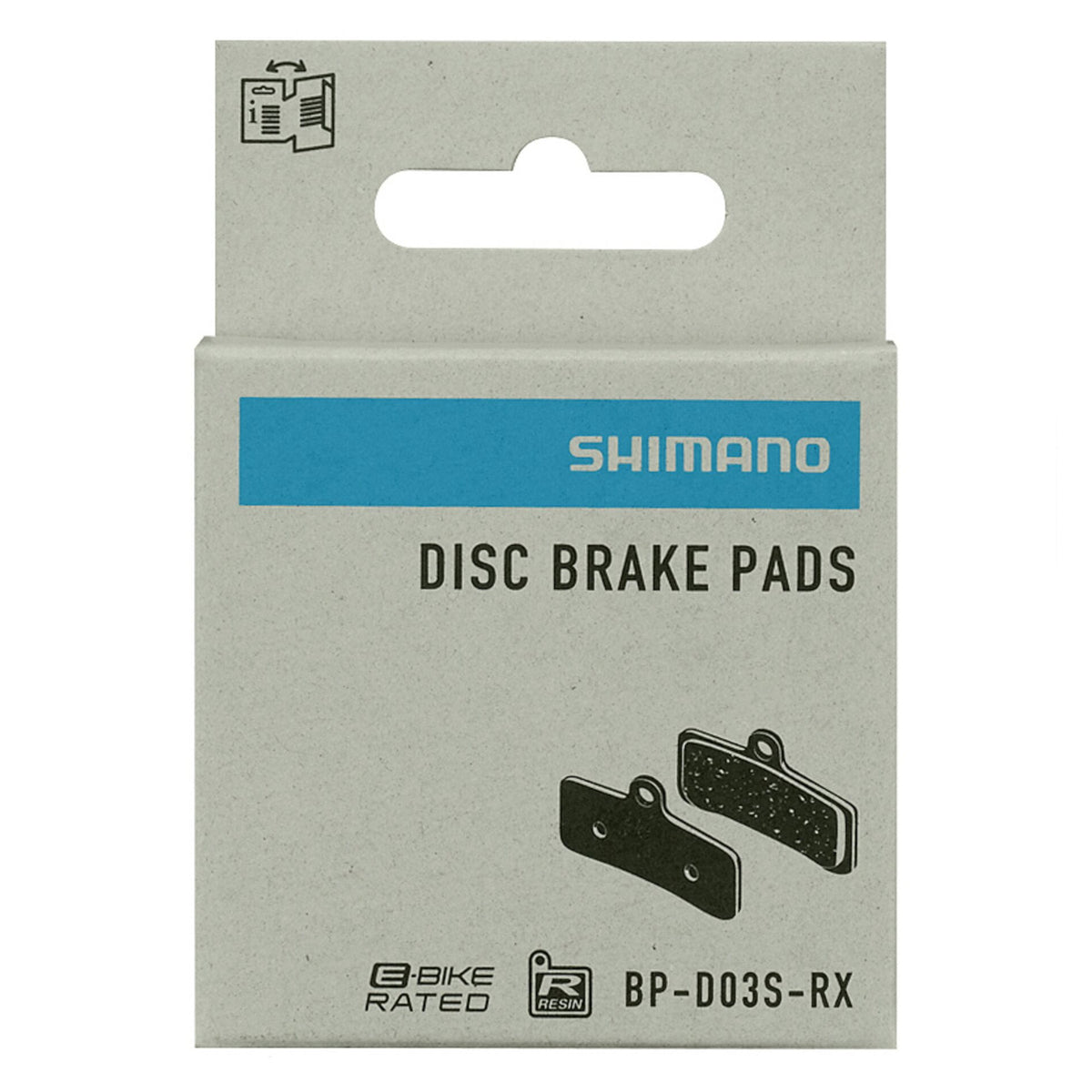 Shimano D03S Resin Steel Backed Disc Bike Brake Pads Deore XT SLX Saint Zee Alternate 1