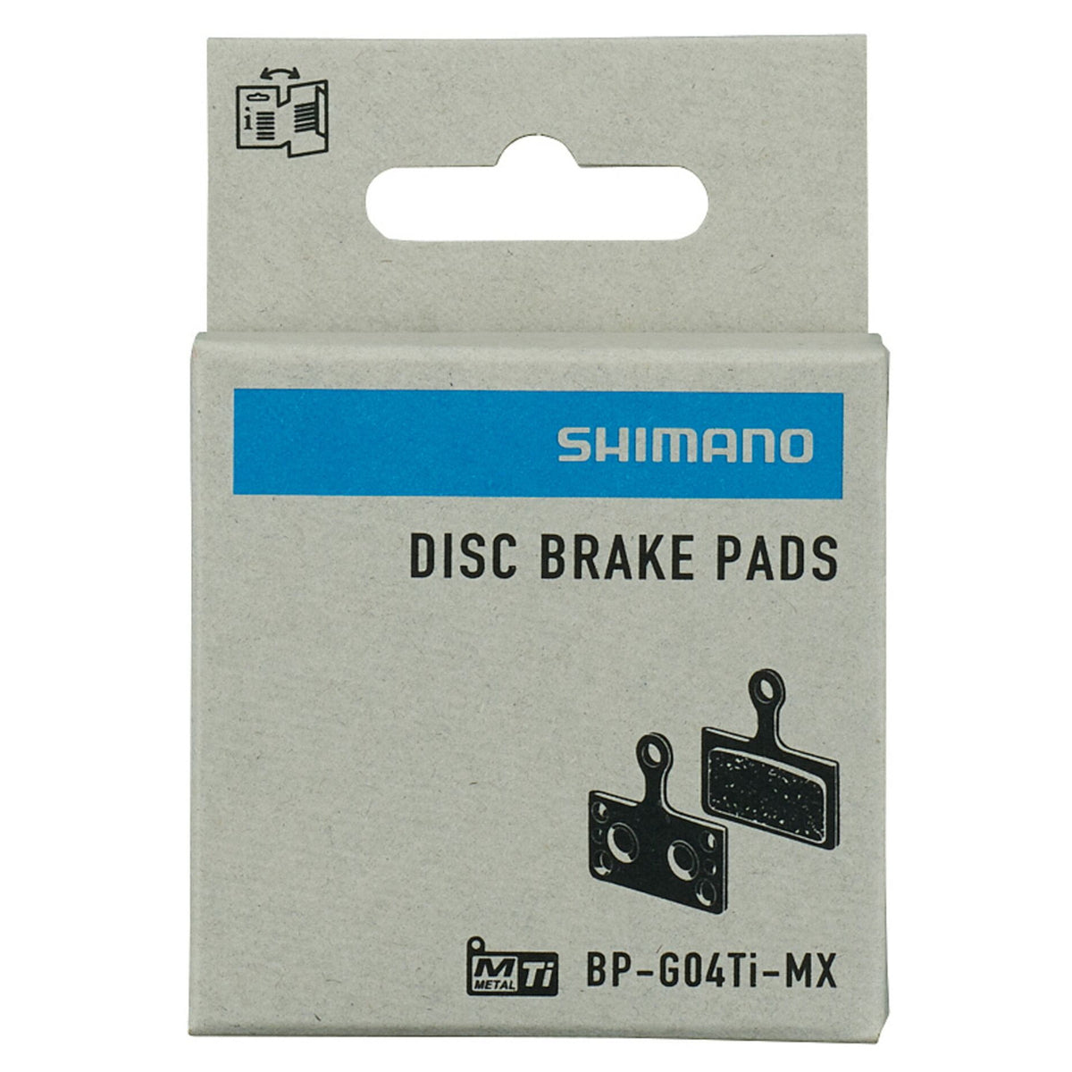 Shimano G04Ti Sintered Titanium Backed Disc Bike Brake Pads XTR XT SLX Alfine Alternate 1