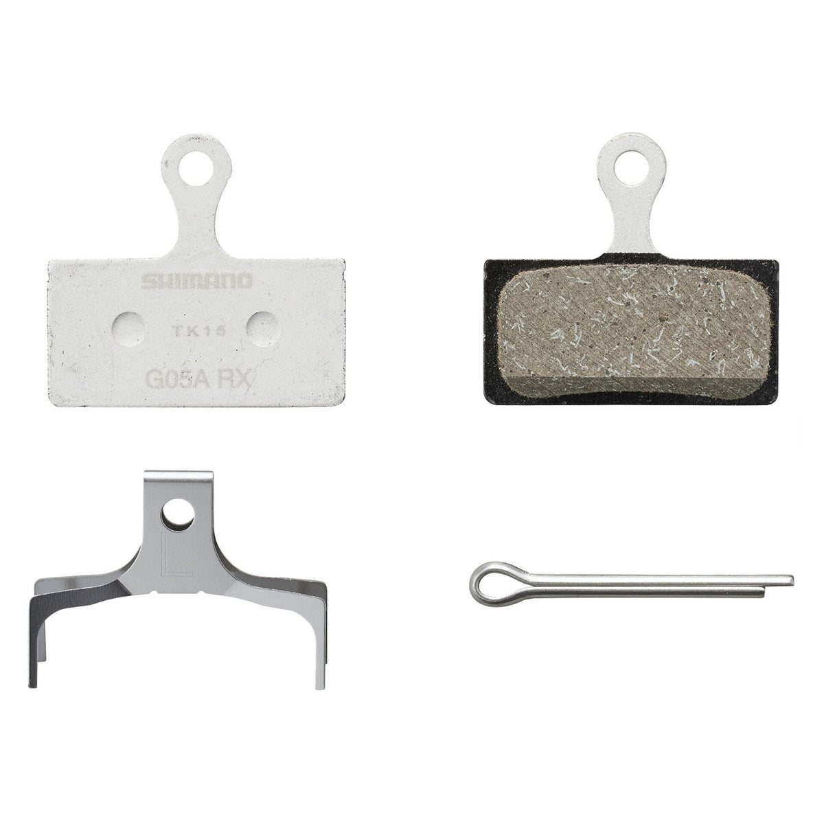 Shimano G05A Resin Alloy Backed Disc Bike Brake Pads XTR XT SLX Alfine