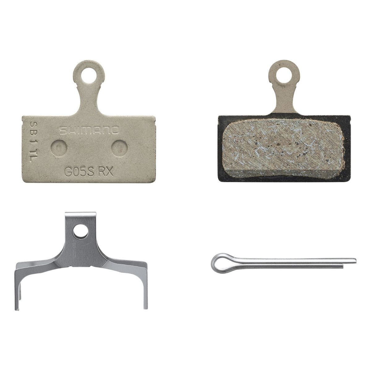 Shimano G05S Resin Steel Backed Disc Bike Brake Pads XTR XT SLX Alfine