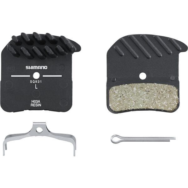 Shimano H03A Resin With Cooling Fins Disc Bike Brake Pads