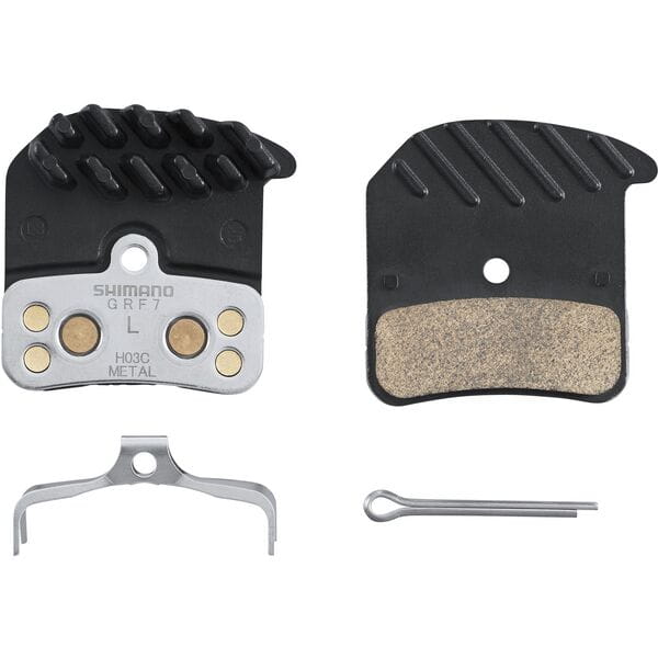 Shimano H03C Sintered With Cooling Fins Disc Bike Brake Pads