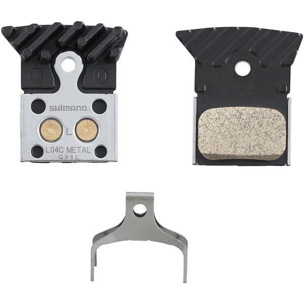 Shimano L04C Sintered With Cooling Fins Disc Bike Brake Pads