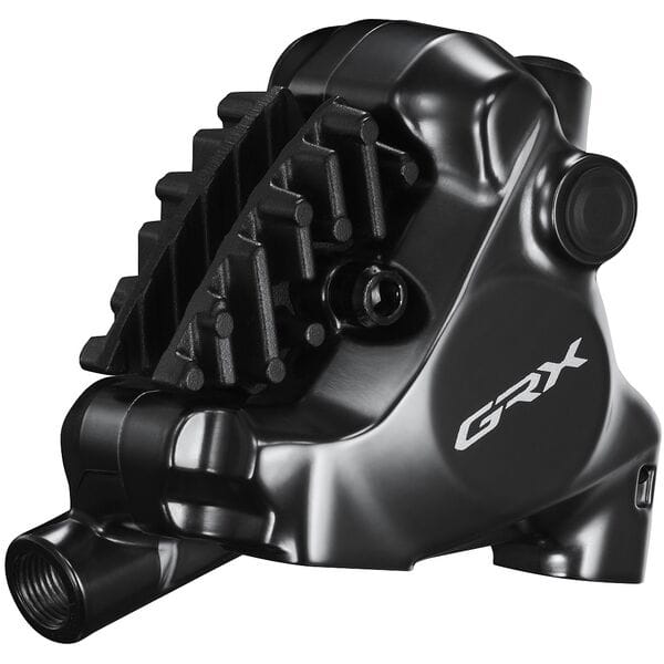 Shimano BR-RX820 GRX Flat Mount With 140/160mm Adaptor Front Hydraulic Disc Bike Brake Calliper Alternate 1