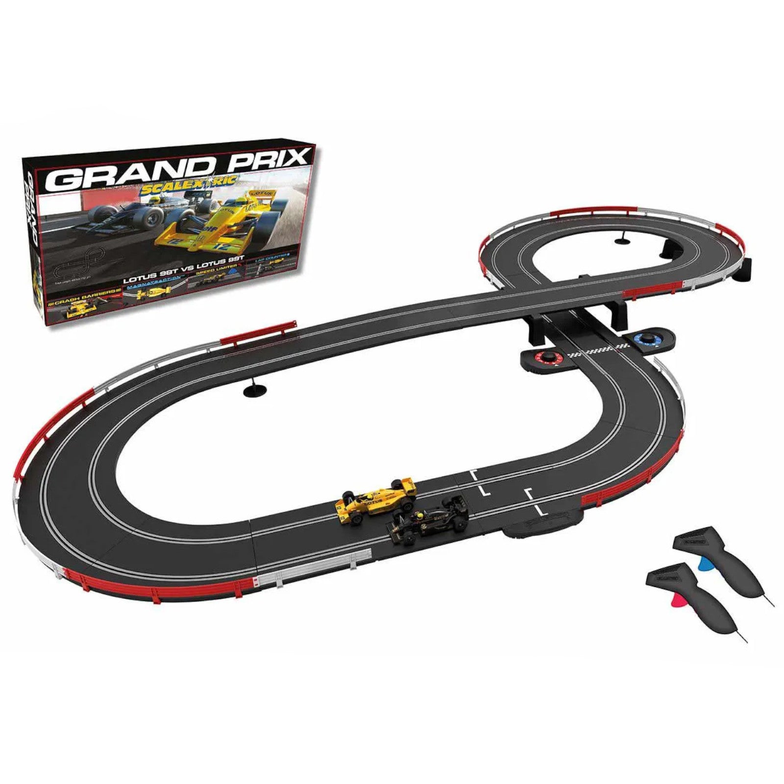 Scalextric 1980s Grand Prix Race Set Scalextric Track & Car Set C1432M