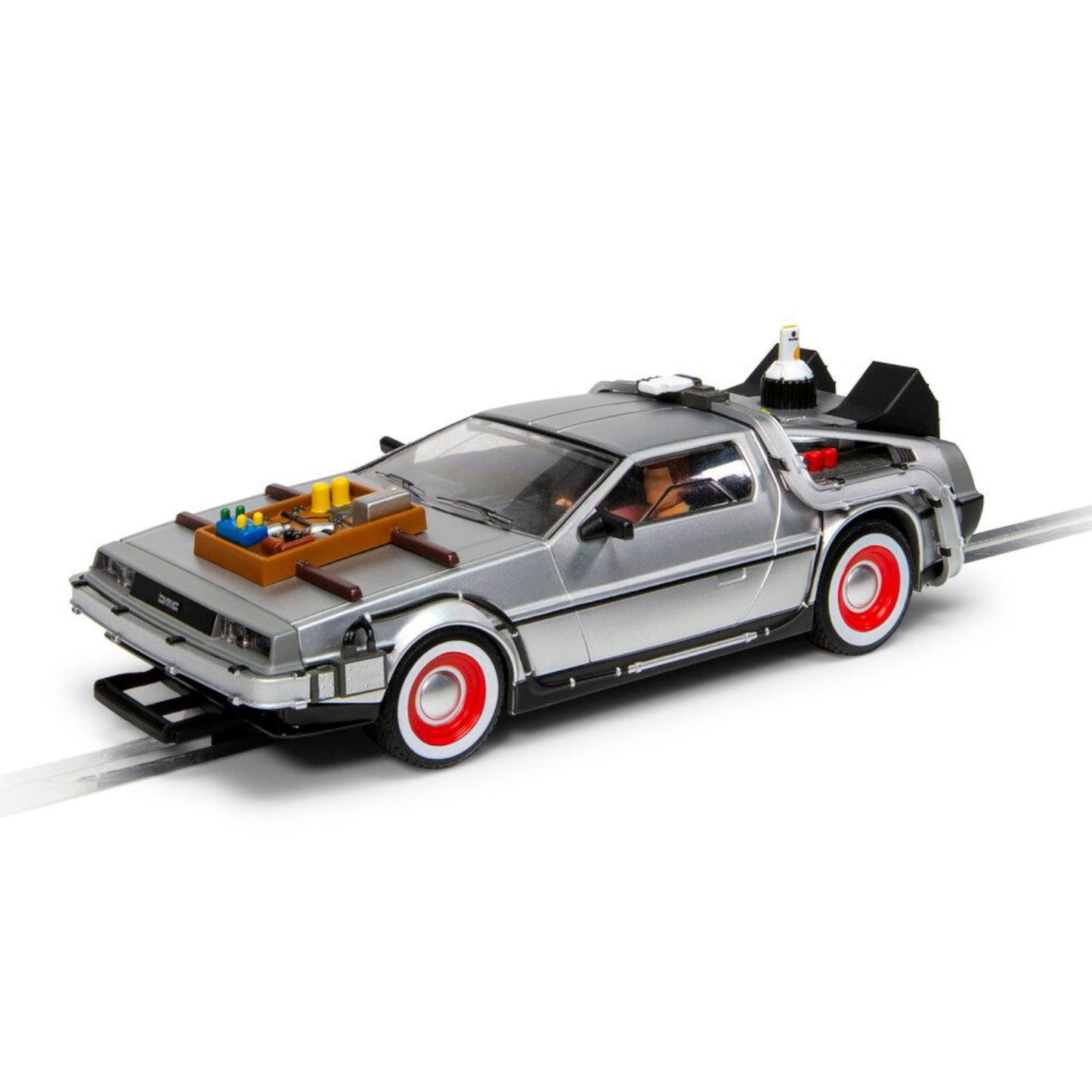 Scalextric Back to the Future III Delorean Scalextric Car Time Machine C4307