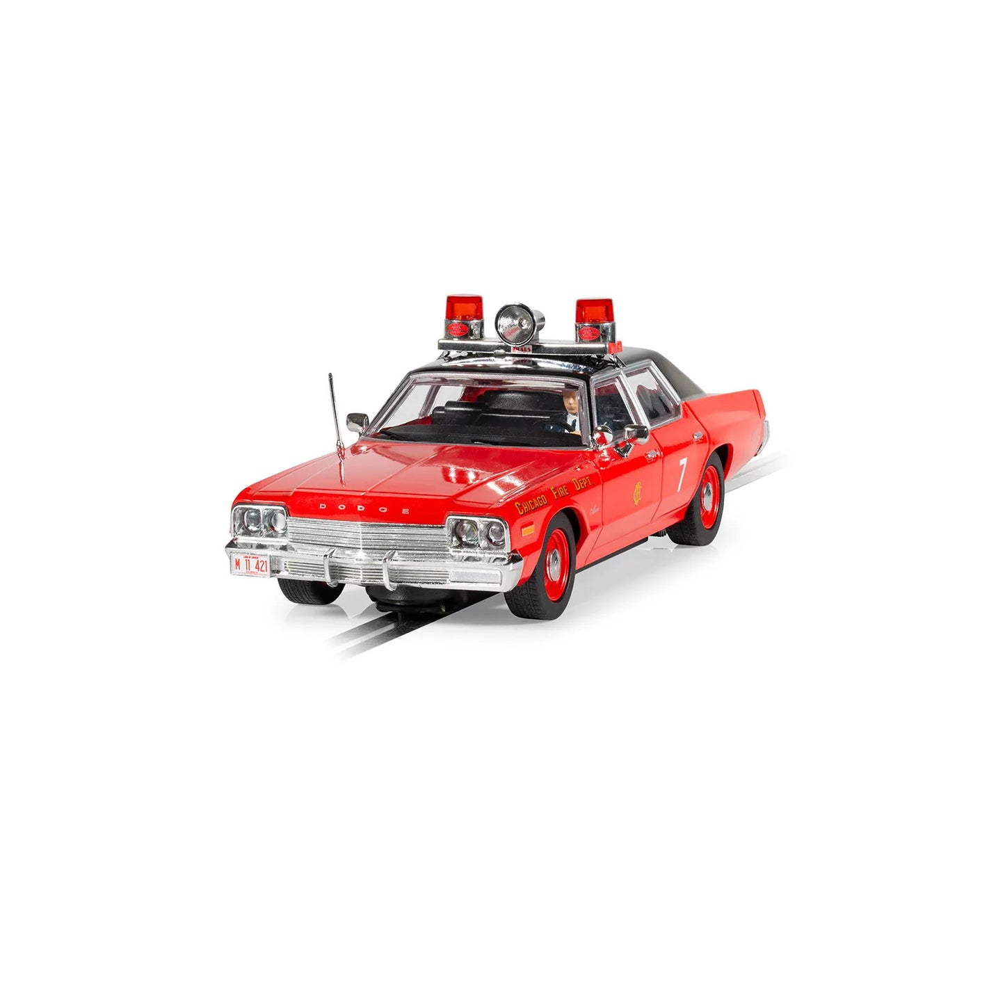 Scalextric Dodge Monaco Chicago Fire Department Scalextric Car Alternate 2