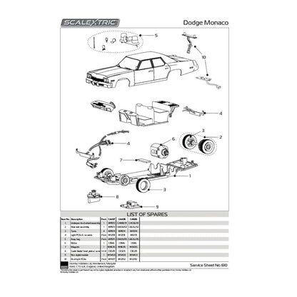 Scalextric Dodge Monaco Chicago Fire Department Scalextric Car Alternate 6