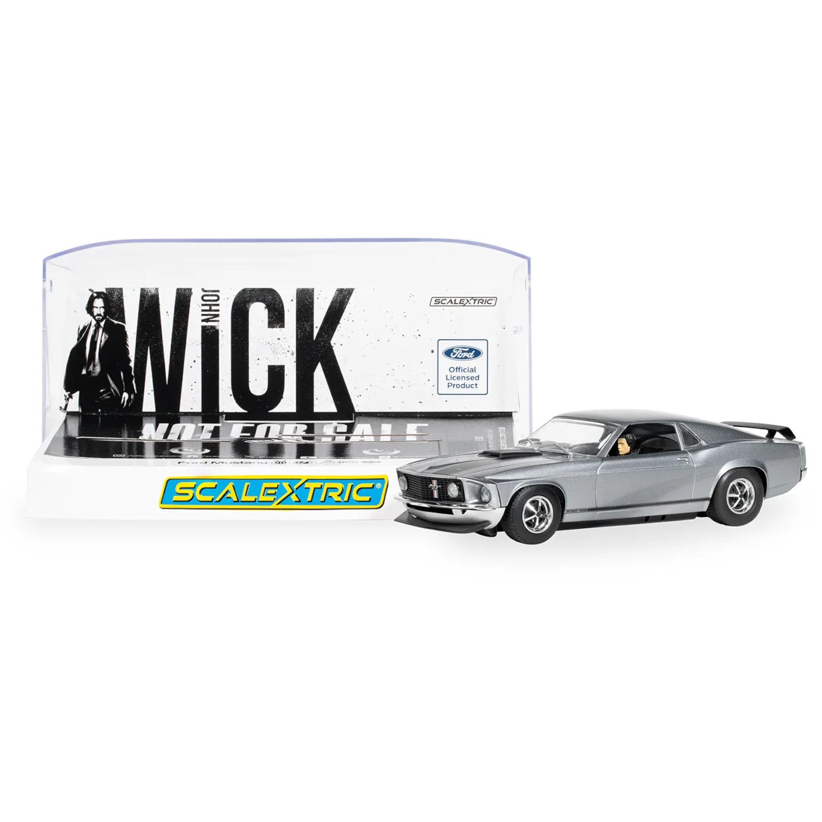 Scalextric John Wick Ford Mustang BOSS 429 Scalextric Car C4497 Alternate 6