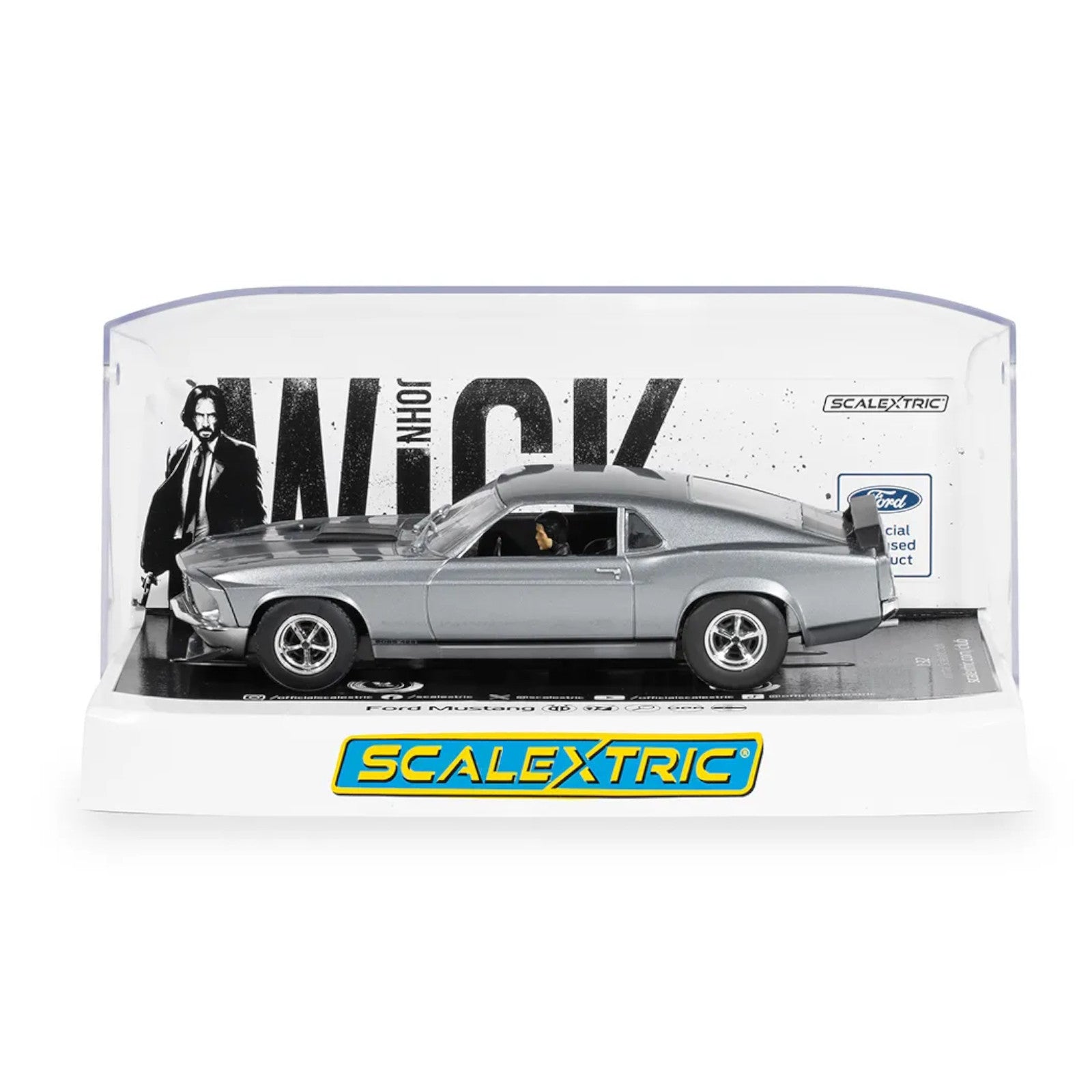 Scalextric John Wick Ford Mustang BOSS 429 Scalextric Car C4497 Alternate 7