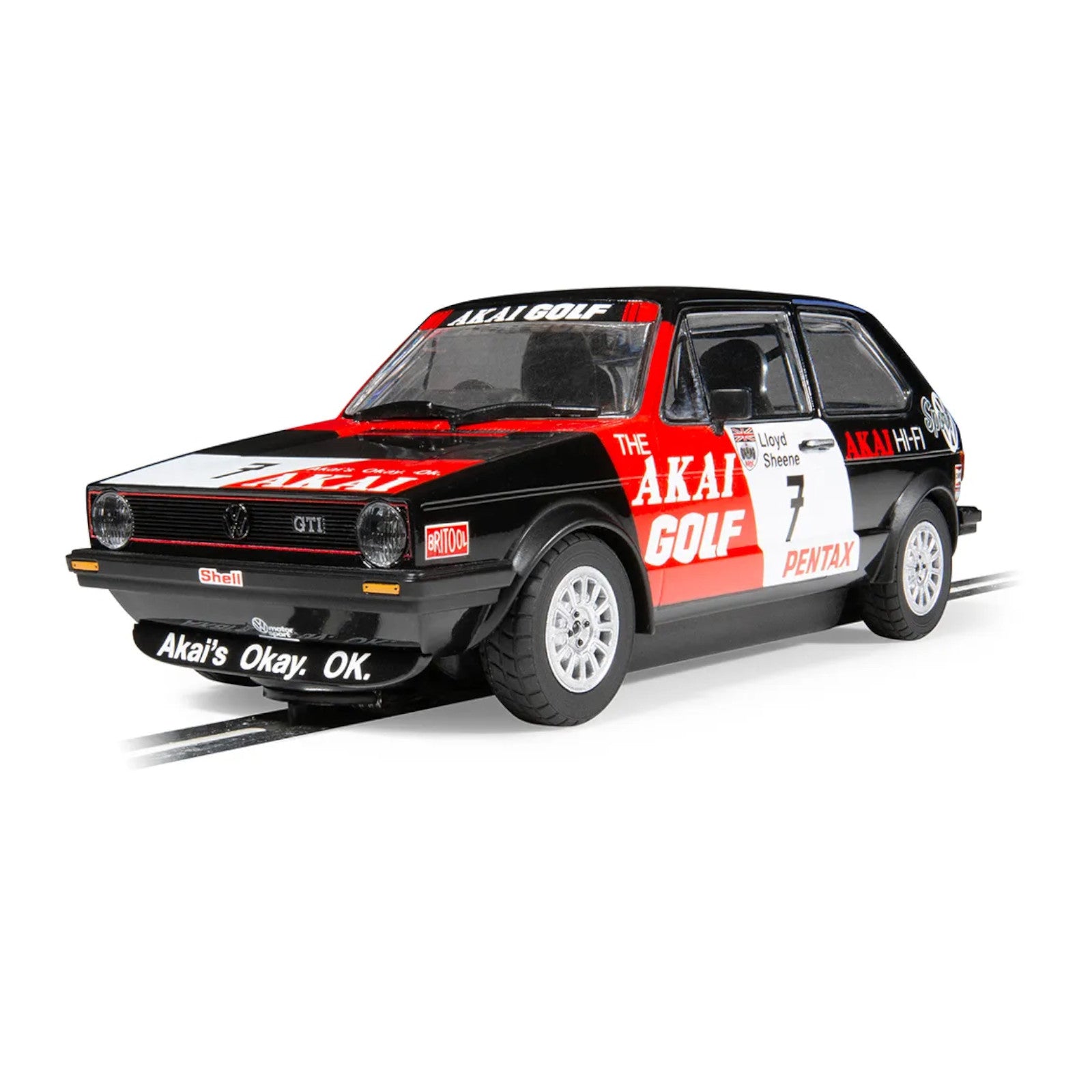 Scalextric Volkswagen Golf GTI Richard Lloyd Racing Scalextric Car C4520