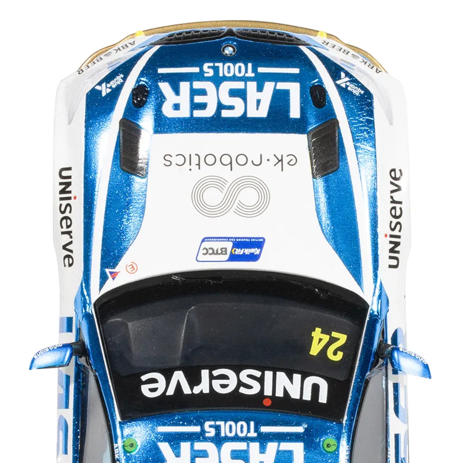 Scalextric BMW 330e NGTC Laser Tools Jake Hill 2023 Scalextric Car C4526 Alternate 4