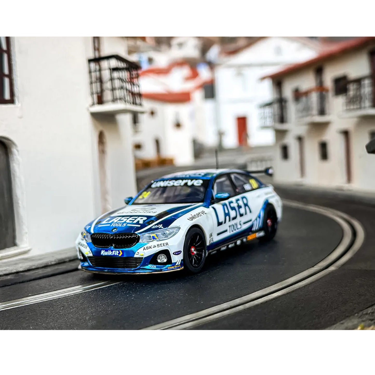 Scalextric BMW 330e NGTC Laser Tools Jake Hill 2023 Scalextric Car C4526 Alternate 6