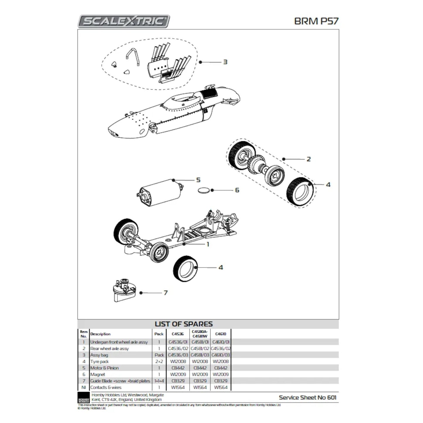Scalextric BRM P57 Winner Dutch GP 1962 World Champion Edition Scalextric Car Alternate 8