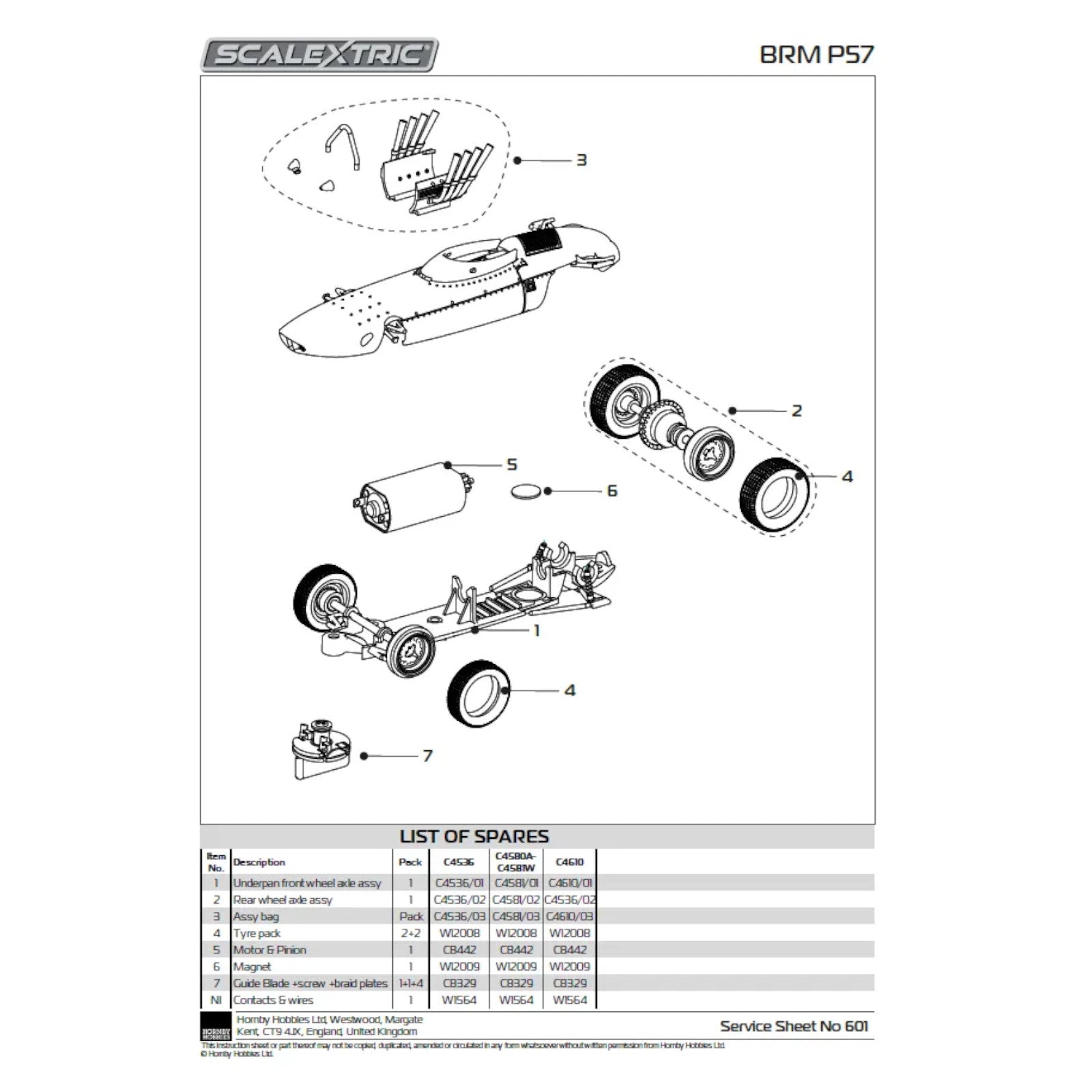 Scalextric BRM P57 Winner Dutch GP 1962 World Champion Edition Scalextric Car Alternate 8