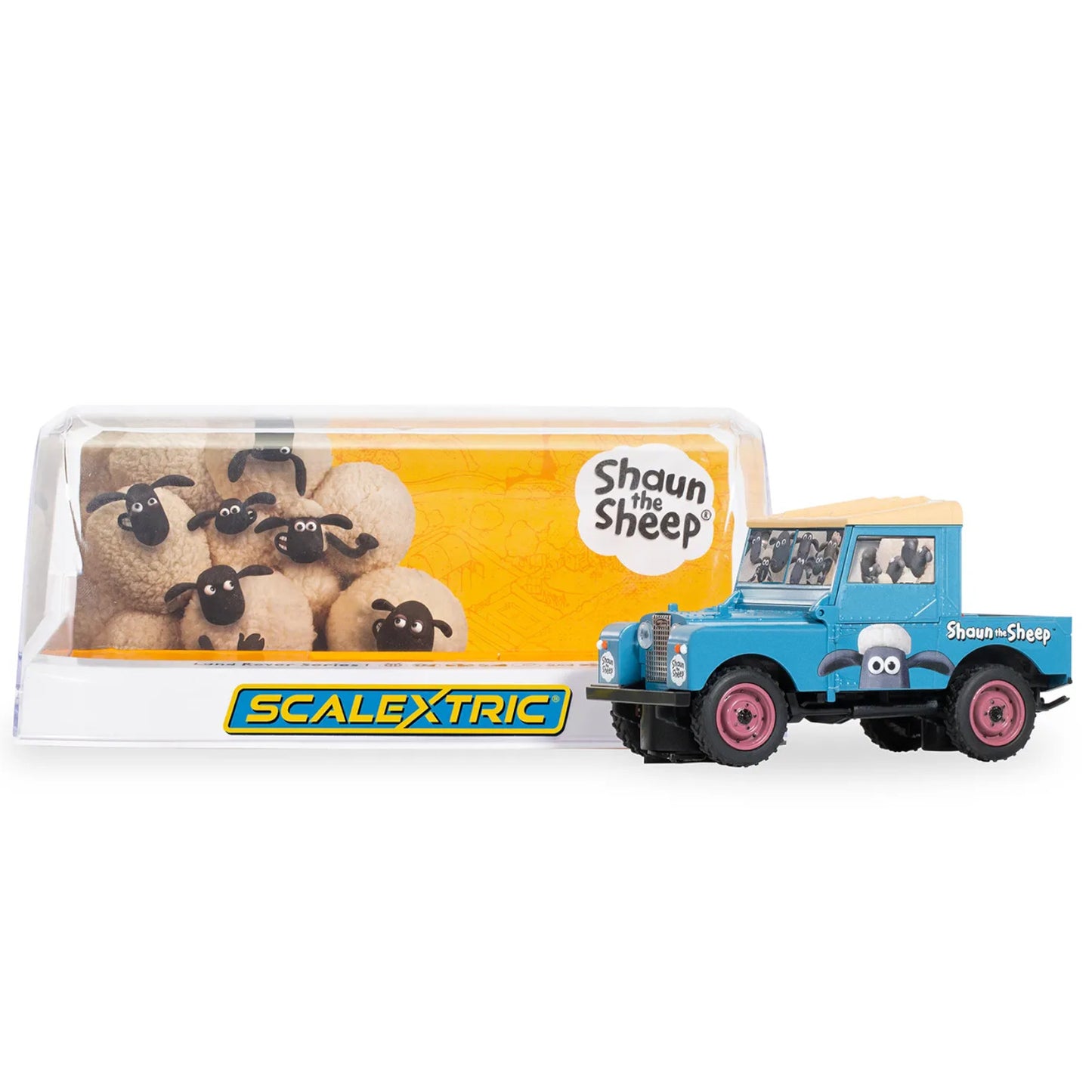 Scalextric Land Rover Series 1 Shaun The Sheep Scalextric Car C4543 Alternate 6