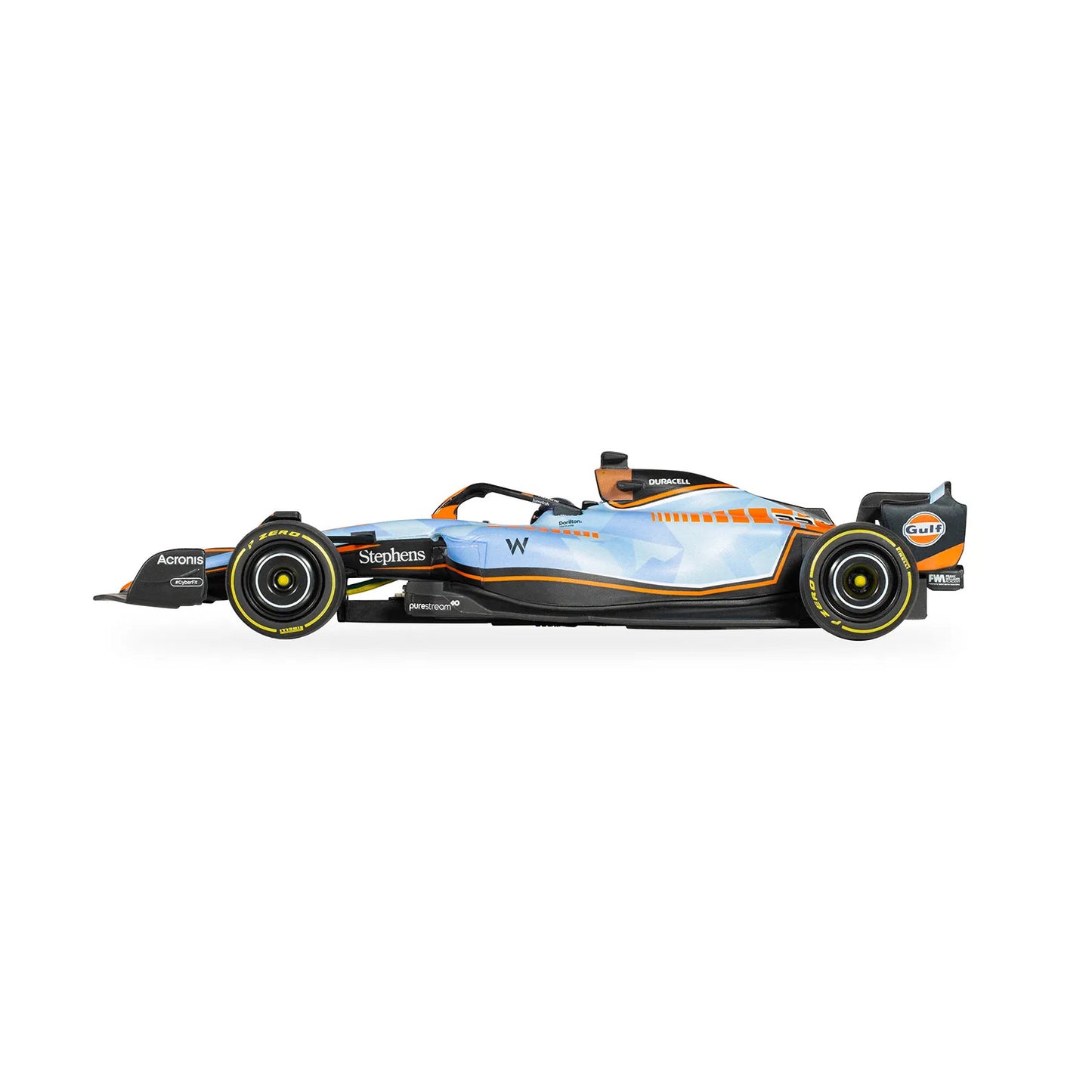 Scalextric Williams FW45 Alex Albon Gulf Edition Scalextric Car Alternate 1