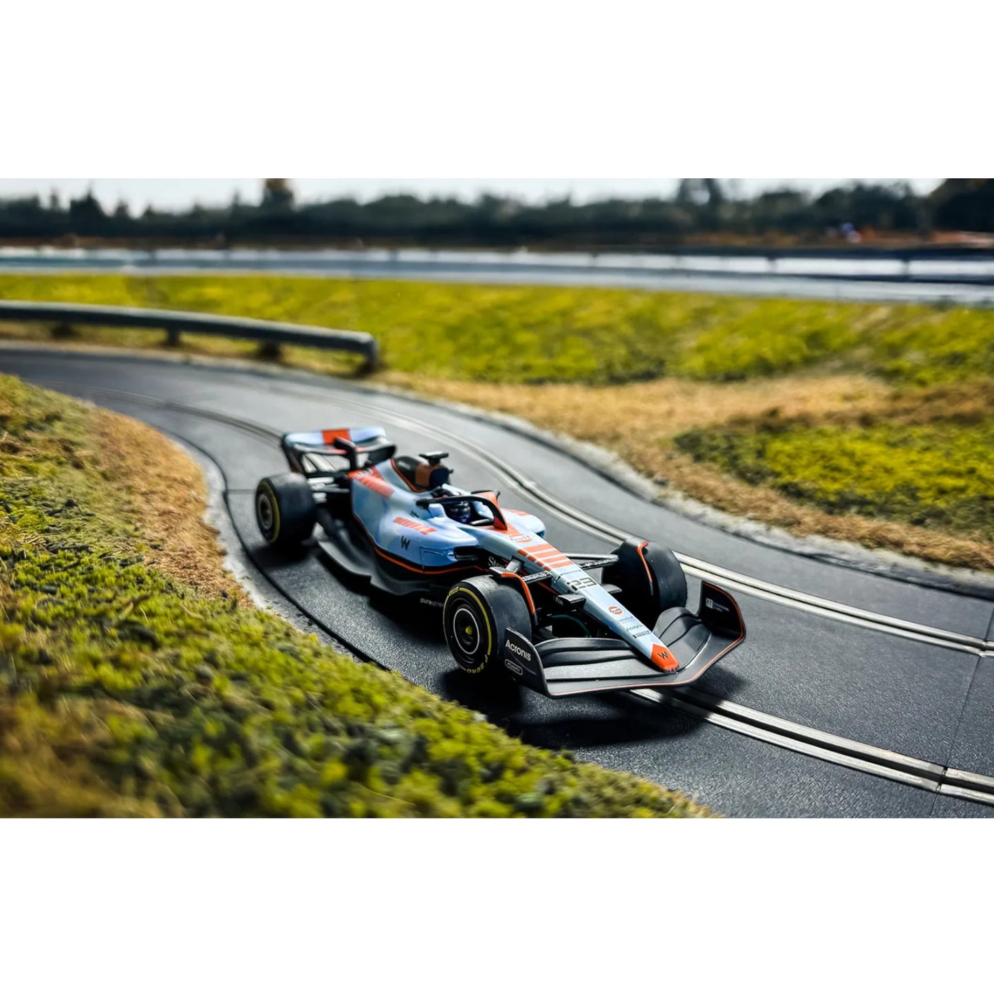 Scalextric Williams FW45 Alex Albon Gulf Edition Scalextric Car Alternate 6