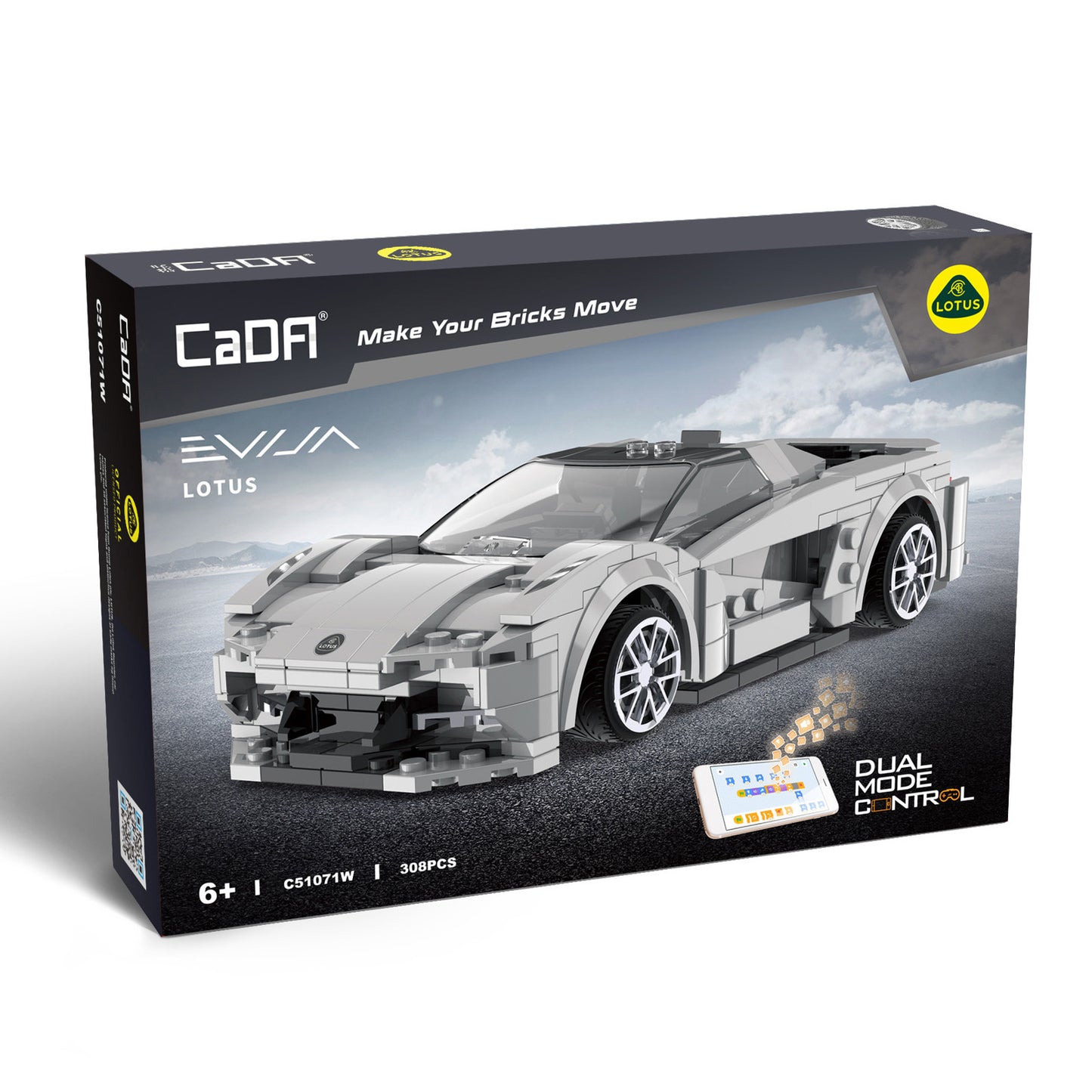 CaDA Lotus Evija Sports Car 308 Pieces 1:20 3D Puzzle C51071W Alternate 5