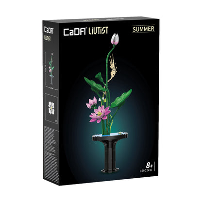 CaDA Oriental Floral Art Summer 751 Pieces 3D Puzzle C59024W Alternate 3
