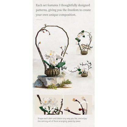 CaDA Oriental Floral Art Winter 990 Pieces 3D Puzzle C59026W Alternate 5