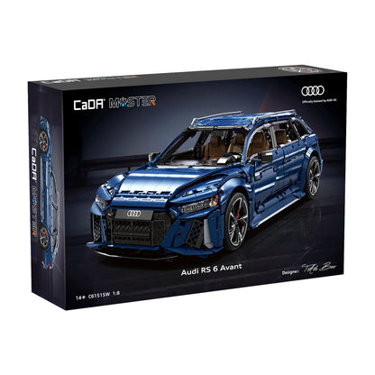 CaDA Audi RS6 Avant (2019) 1:8 Brick Set Model 4663 Pieces Car Model Kit C61515W Alternate 11
