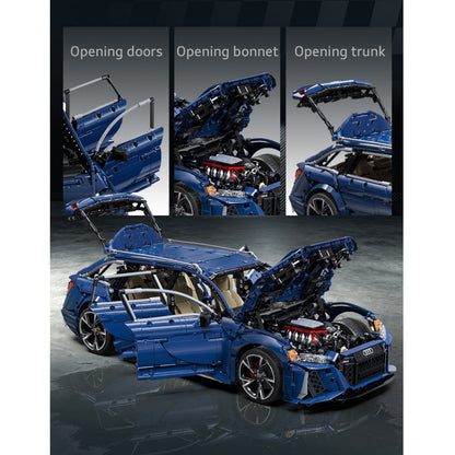 CaDA Audi RS6 Avant (2019) 1:8 Brick Set Model 4663 Pieces Car Model Kit C61515W Alternate 5