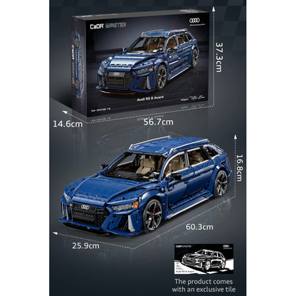 CaDA Audi RS6 Avant (2019) 1:8 Brick Set Model 4663 Pieces Car Model Kit C61515W Alternate 7