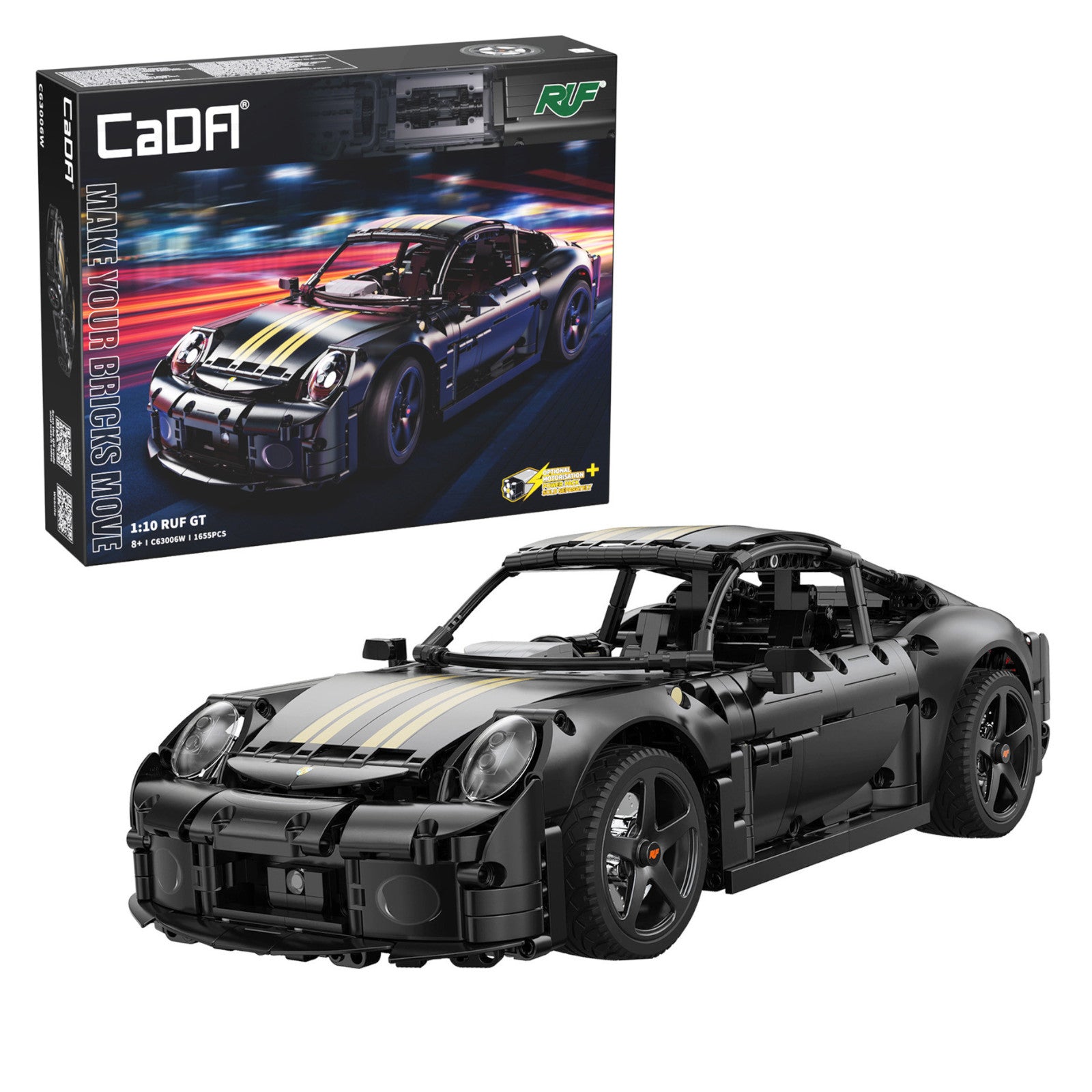 CaDA Porsche RUF GT 1655 Pieces 1:10 3D Puzzle C63006W