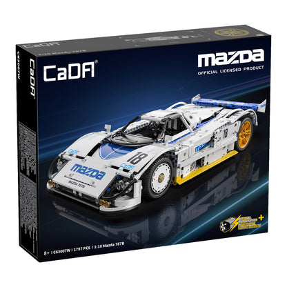 CaDA 1:10 Mazda 787B Race Car 1797 Pieces Car Model Kit C63007W Alternate 2