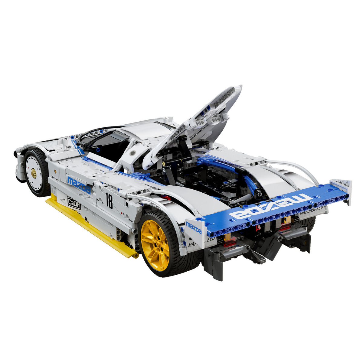 CaDA 1:10 Mazda 787B Race Car 1797 Pieces Car Model Kit C63007W Alternate 4