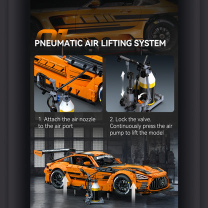 CaDA Mercedes-AMG GT3 5466 Pieces 1:8 3D Puzzle C64008W Alternate 10