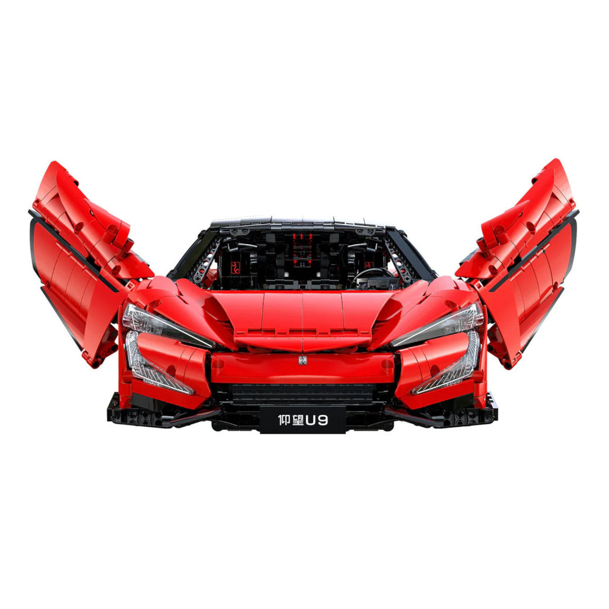 CaDA 1:8 BYD Yangwang U9 Electric Super Coupé 3671 Pieces Car Model Kit C64011W Alternate 4