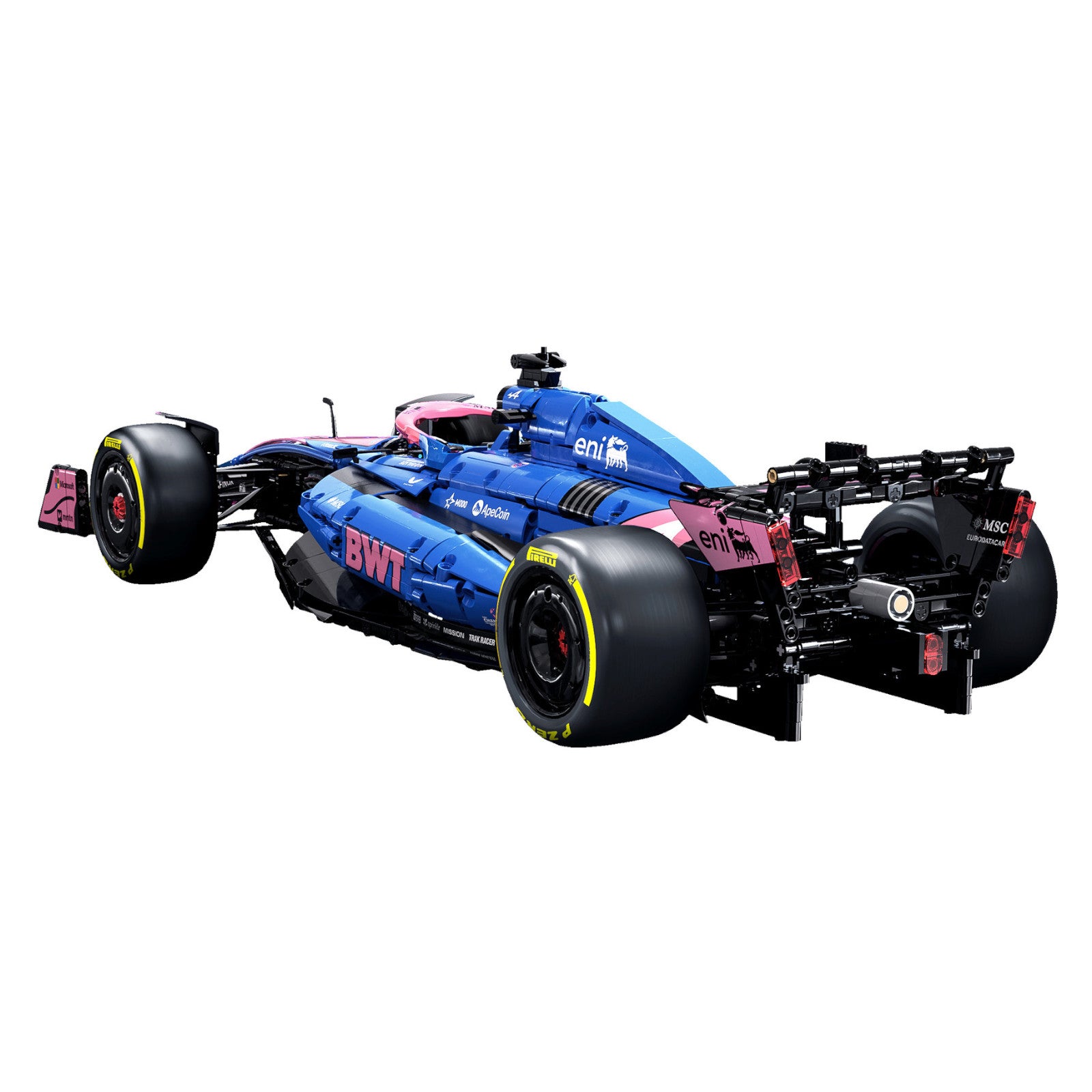 CaDA 1:8 BWT Alpine F1 Team A525 Racing Car 2173 pcs 3D Puzzle Alternate 1