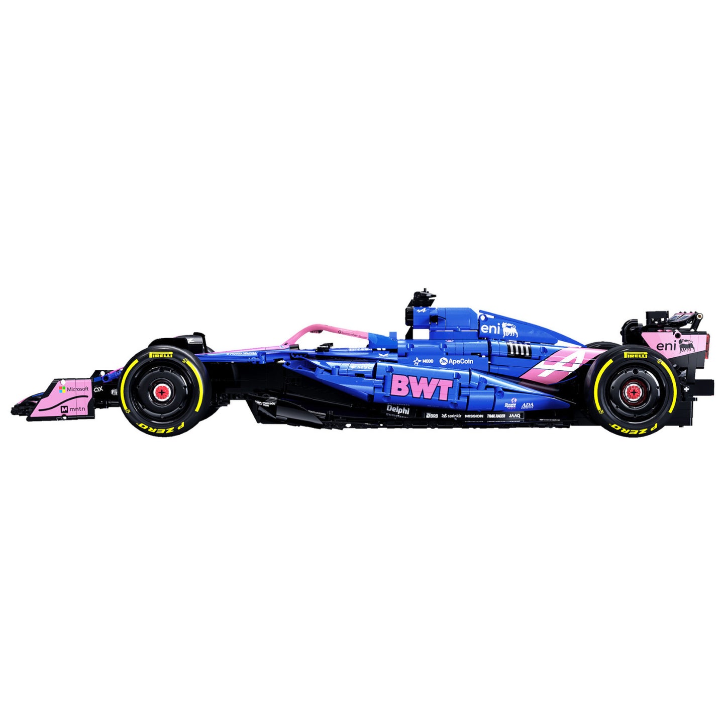 CaDA 1:8 BWT Alpine F1 Team A525 Racing Car 2173 pcs 3D Puzzle Alternate 2