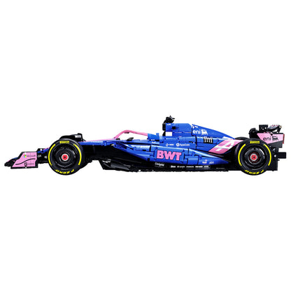CaDA 1:8 BWT Alpine F1 Team A525 Racing Car 2173 pcs 3D Puzzle Alternate 2