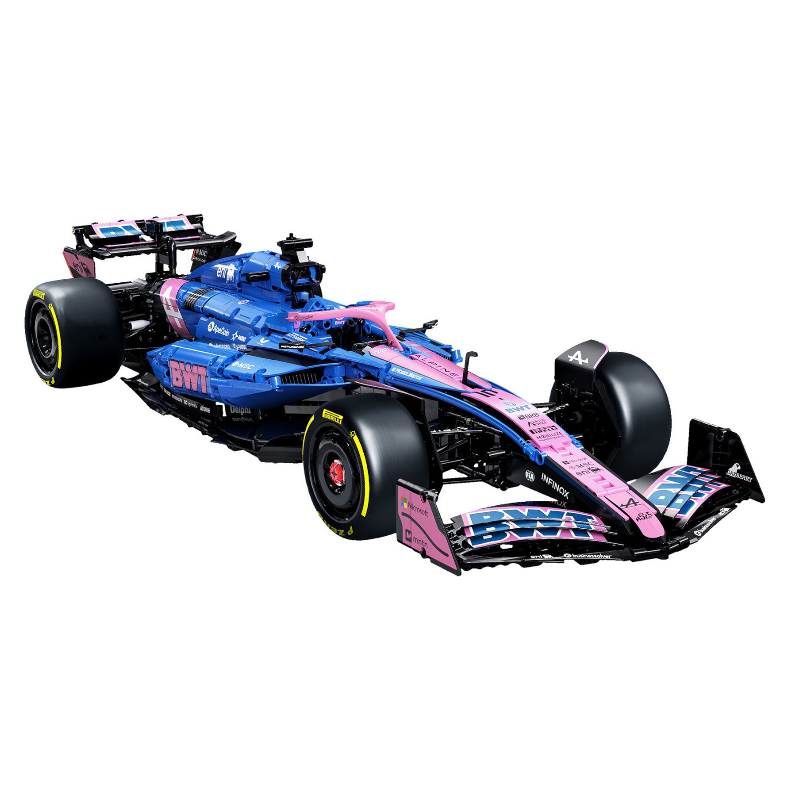 CaDA 1:8 BWT Alpine F1 Team A525 Racing Car 2173 pcs 3D Puzzle Alternate 3