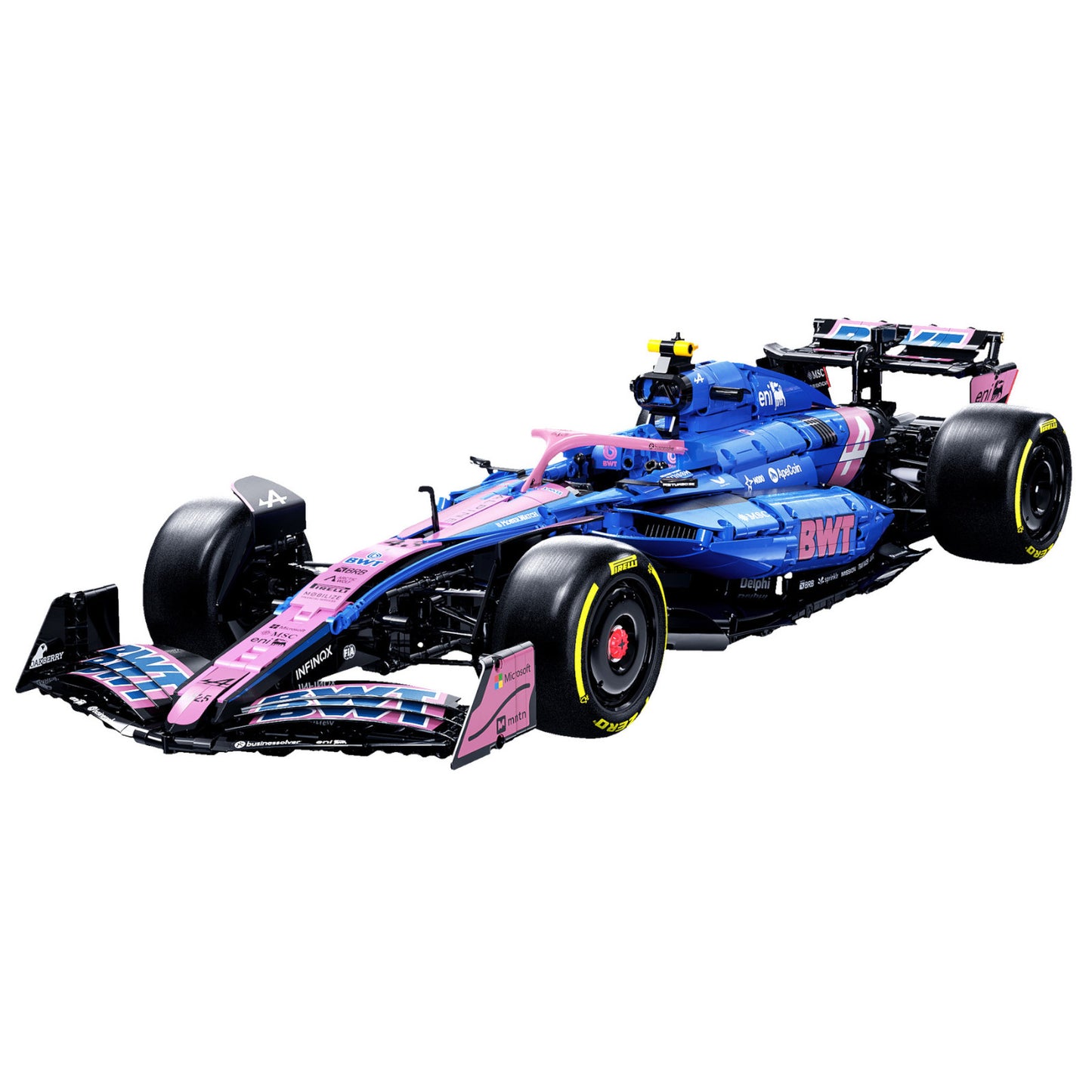 CaDA 1:8 BWT Alpine F1 Team A525 Racing Car 2173 pcs 3D Puzzle Alternate 4