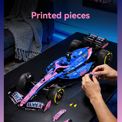 CaDA 1:8 BWT Alpine F1 Team A525 Racing Car 2173 pcs 3D Puzzle Alternate 5