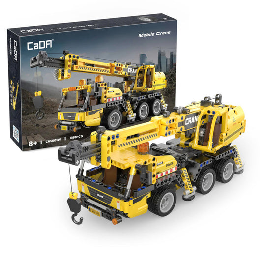CaDA Mobile Construction Crane 658 Pieces 3D Puzzle Brick Set C65005W