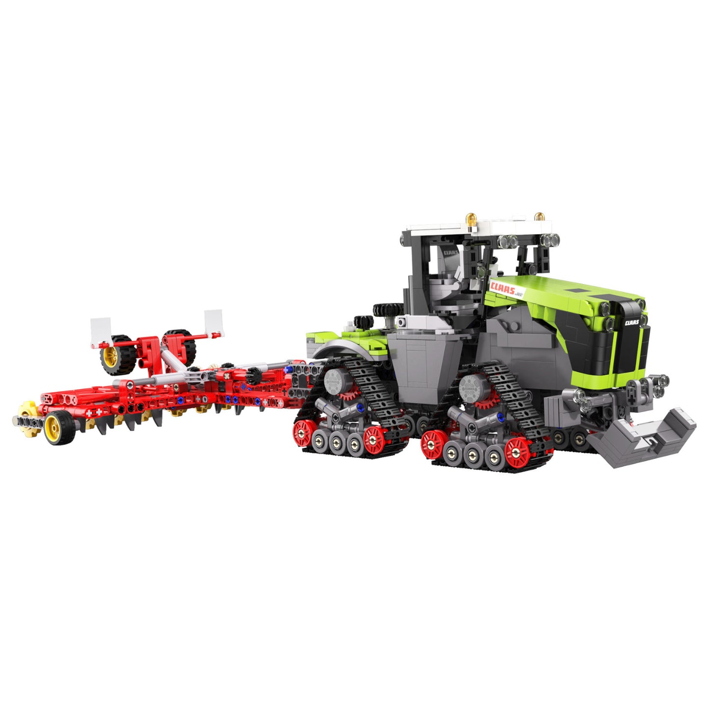 CaDA CLAAS XERION 5000 TRAC TS Tractor 1336 Pieces 3D Puzzle Brick Set Model C65012W Alternate 4