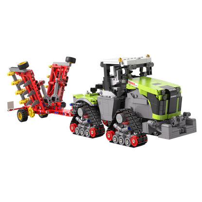 CaDA CLAAS XERION 5000 TRAC TS Tractor 1336 Pieces 3D Puzzle Brick Set Model C65012W Alternate 6